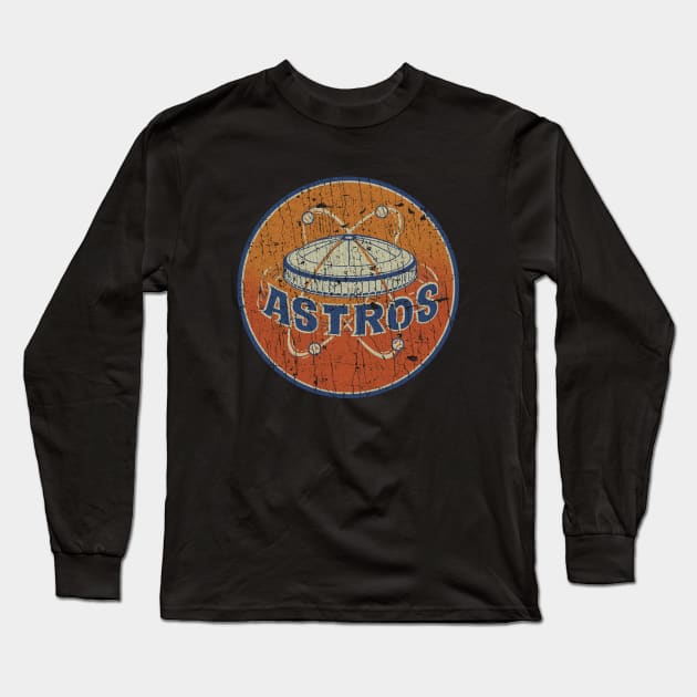 RETRO STYLE - Houston Astros 70s Long Sleeve T-Shirt by MZ212